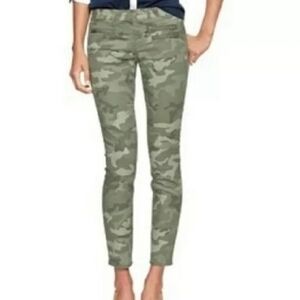 GAP 1969 Green Camouflage Women's Size 27 Always Skinny Jeans